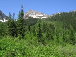 Unnamed peak on Ragged Ridge w/ Subaline First & Willows fgnd