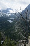 McClellan Peak & Little Annapurna above Snow Lakes, view from Wedge Mountain ridge