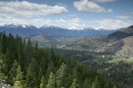 View to Scott Valley, Klamath Ranges w/ Jeffrey Pine & Incense Cedar forest