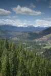 View to Scott Valley, Klamath Ranges w/ Jeffrey Pine & Incense Cedar forest